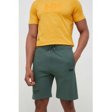 Helly Hansen pantaloni scurți bărbați, culoarea verde 53710-606
