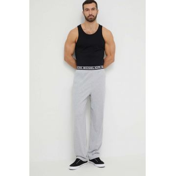 Michael Kors pantaloni de lounge culoarea gri, cu imprimeu