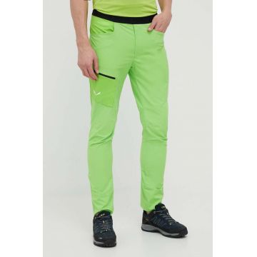 Salewa pantaloni de exterior Agner Light 2 DST culoarea verde