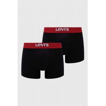 Levi's boxeri 2-pack bărbați, culoarea negru 37149.0829-004