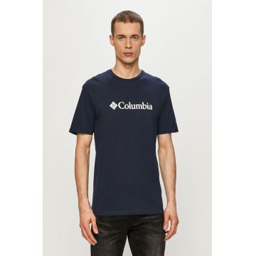 Columbia tricou bărbați, culoarea bleumarin, cu imprimeu 1680053-014