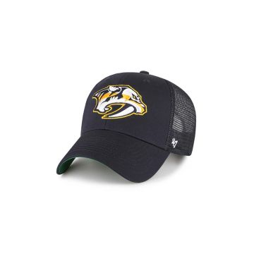 47brand șapcă NHL Nashville Predators culoarea bleumarin, cu imprimeu H-BRANS30CTP-NY