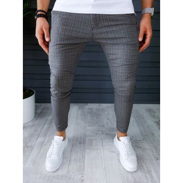 Pantaloni barbati kaki smart casual ZR P18028 D7-3
