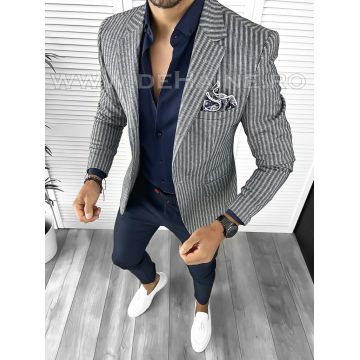 Tinuta barbati smart casual Pantaloni + Camasa + Sacou B9194