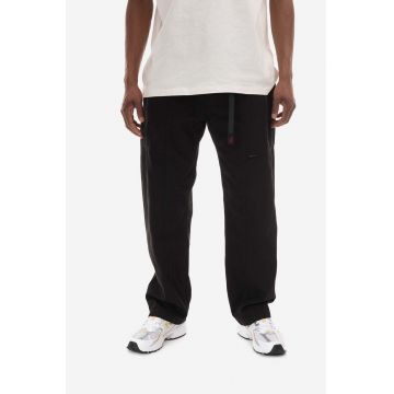 Gramicci pantaloni de bumbac Gadget Pant culoarea negru, drept G105.OGT-brown