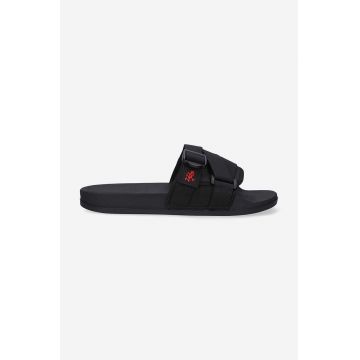 Gramicci papuci Slide Sandals bărbați, culoarea negru G3SF.088-black