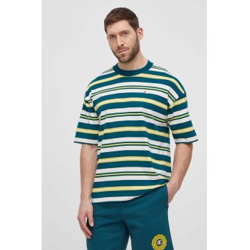 Champion tricou din bumbac barbati, culoarea verde, modelator, 219854