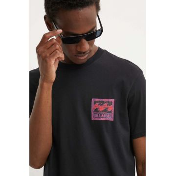 Billabong tricou din bumbac barbati, culoarea negru, cu imprimeu