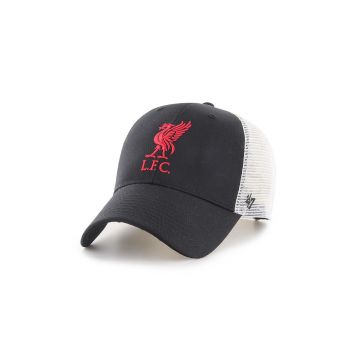47brand șapcă Liverpool FC culoarea negru, cu imprimeu EPL-BRANS04CTP-BK