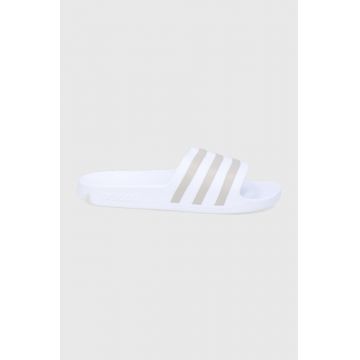 adidas papuci EF1730 bărbați, culoarea alb EF1730