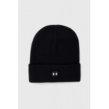 Under Armour caciula culoarea negru, din tricot gros