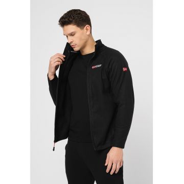 Bluza din fleece cu logo brodat pe piept Tug - Negru -