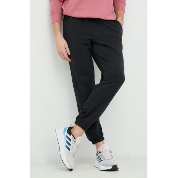 adidas pantaloni de trening bărbați, culoarea negru, uni IC9770