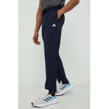adidas pantaloni de antrenament Stanford bărbați, culoarea bleumarin, cu imprimeu IC9416