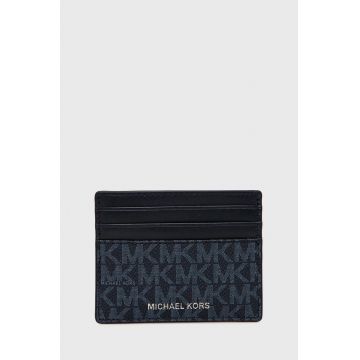 Michael Kors carcasa cardului barbati, culoarea albastru marin