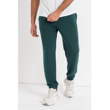 Pantaloni sport din amestec de modal cu detaliu logo