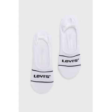 Levi's șosete (2-pack) bărbați, culoarea alb 37157.0738-white