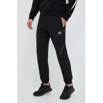 Reebok Classic pantaloni de trening culoarea negru, neted