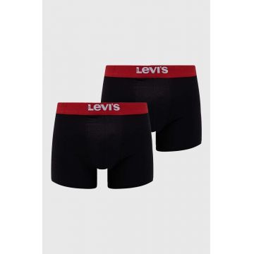 Levi's boxeri 2-pack bărbați, culoarea negru 37149.0811-008