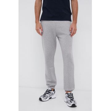 Napapijri pantaloni bărbați, culoarea gri, material uni NP0A4FR6-0411