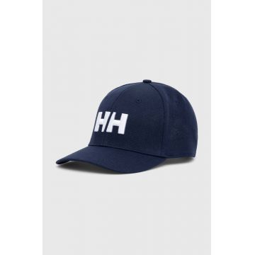 Helly Hansen caciula culoarea negru, cu imprimeu