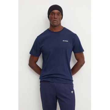 Columbia tricou bărbați, culoarea bleumarin, cu imprimeu 1680053-014