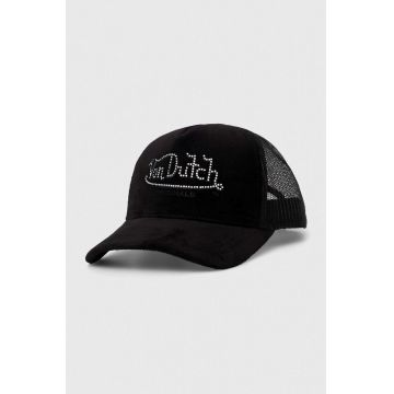 Von Dutch sapca culoarea negru, cu imprimeu