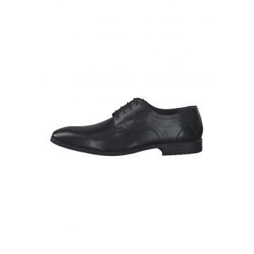 Pantofi Derby din piele cu model uni