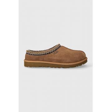 UGG papuci din piele intoarsa Tasman culoarea maro, 5950