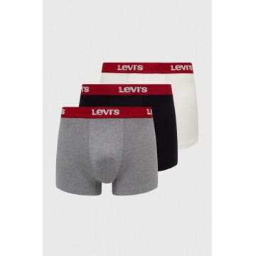 Levi's boxeri 3-pack barbati, culoarea negru