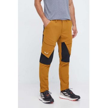 Salewa pantaloni de exterior Puez culoarea maro