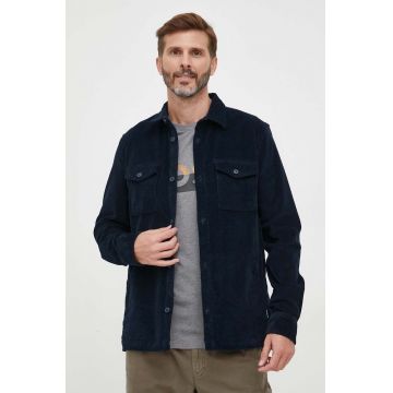 Barbour camasa barbati, culoarea albastru marin, cu guler clasic, regular