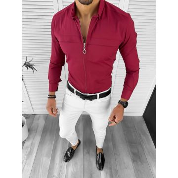 Camasa barbati grena slim fit 13000 W19-1 1.2.3