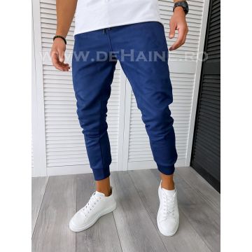 Pantaloni de trening slim fit bleumarin B6236 P19-1.1