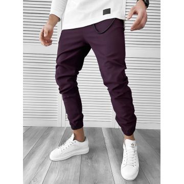 Pantaloni barbati casual mov 7182 91-4.2