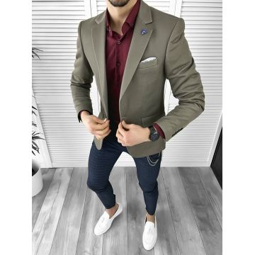 Tinuta barbati smart casual Pantaloni + Camasa + Sacou 10364