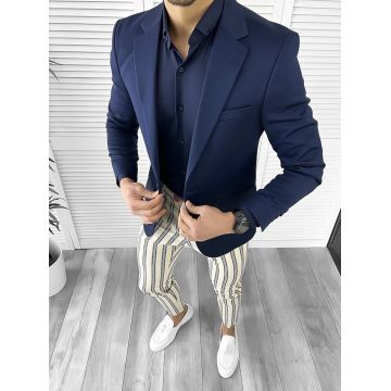 Tinuta barbati smart casual Pantaloni + Camasa + Sacou 10522