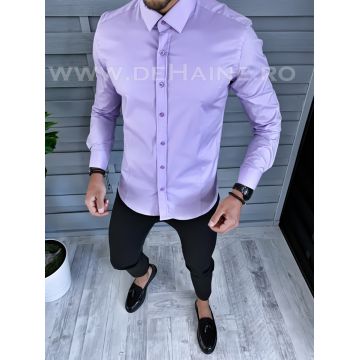 Camasa barbati lila slim fit B1357 E