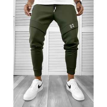 Pantaloni de trening kaki conici 12180 P18-1.1