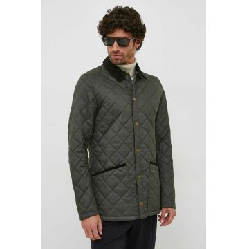 Barbour geaca barbati, culoarea verde, de tranzitie