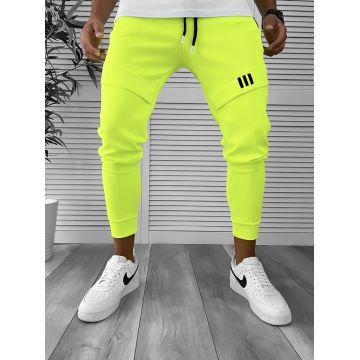 Pantaloni de trening neon conici 12259 P20-3.3