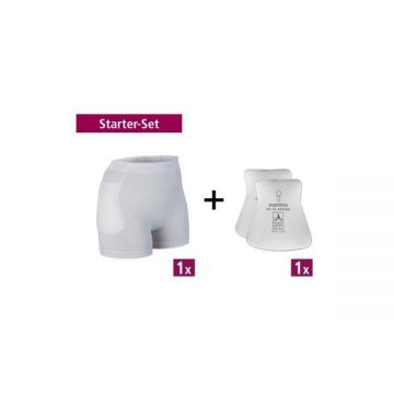 Pantaloni protectie sold + burete protectie Suprima Unisex Alb Mar L