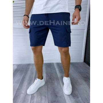 Pantaloni scurti de trening bleumarin B5842 O2-5.2