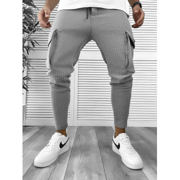 Pantaloni de trening gri conici 12372 P20-3.3