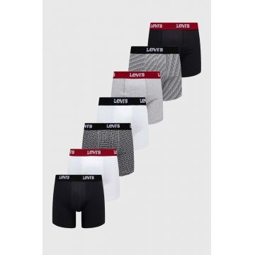 Levi's boxeri 7-pack barbati, culoarea negru