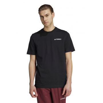 Tricou cu decolteu la baza gatului pentru drumetii Terrex