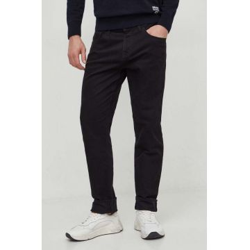 Armani Exchange jeansi barbati, culoarea negru