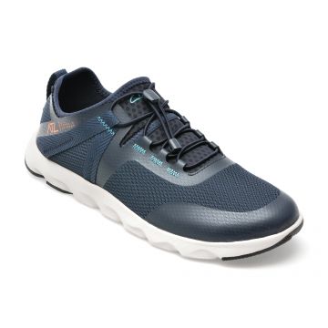 Pantofi sport CLARKS bleumarin, ATL COAST ROCK, din material textil