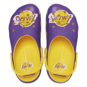 Saboti Crocs Classic NBA Los Angeles Lakers Clog Galben - Sunflower
