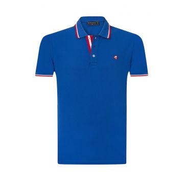 Tricou polo cu fenta cu nasturi 17729